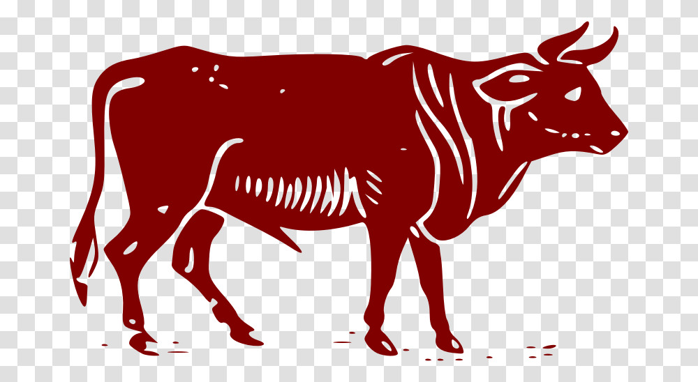 Stylized Cow Clipart Barnyard, Bull, Mammal, Animal, Cattle Transparent Png