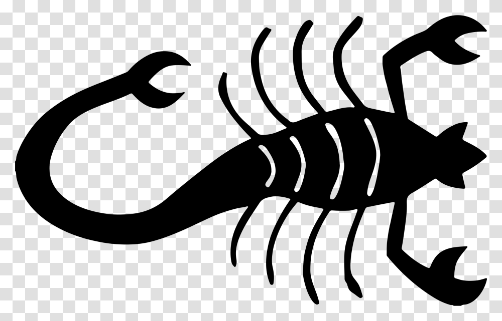 Stylized Scorpion Silhouette Icons, Gray, World Of Warcraft Transparent Png