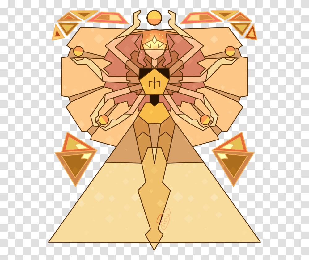Su Yellow Diamond 4 Image Steven Universe Orange Diamond, Art, Graphics, Symbol, Emblem Transparent Png