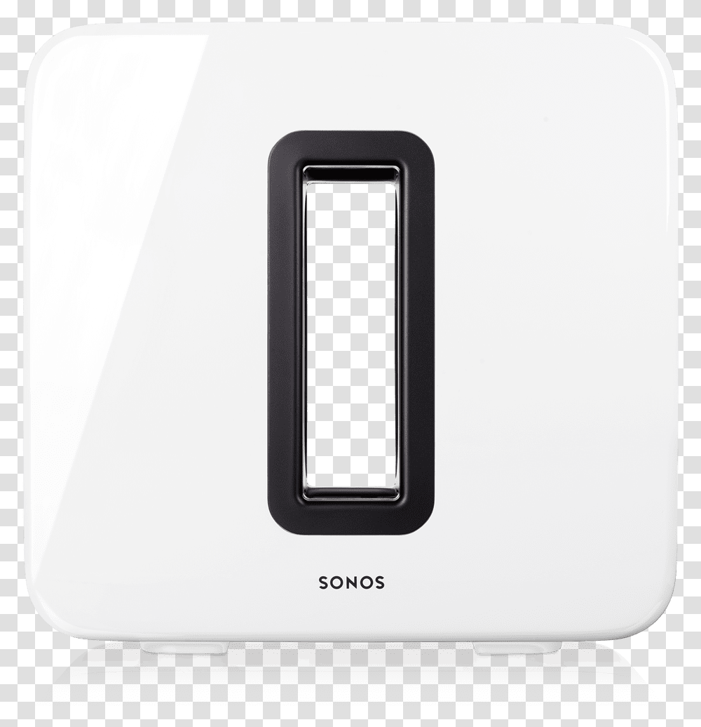Sub White Front White Sonos Sub Back, Mobile Phone, Electronics, Cell Phone, Switch Transparent Png