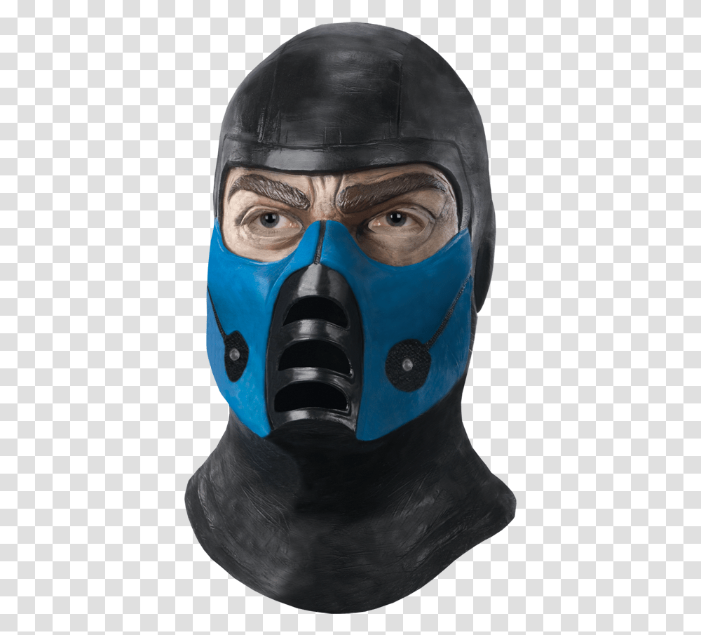 Sub Zero Face, Helmet, Apparel, Person Transparent Png