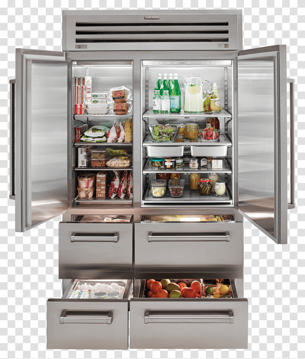 Sub Zero Pro, Appliance, Refrigerator, Shelf Transparent Png