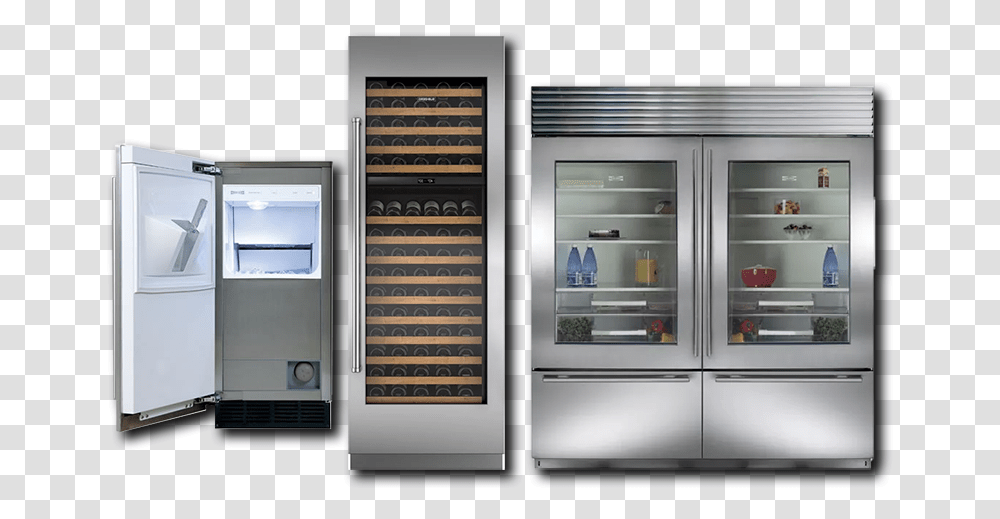 Sub Zero Refrigerator Not Cooling Refrigerator, Appliance, Home Decor Transparent Png