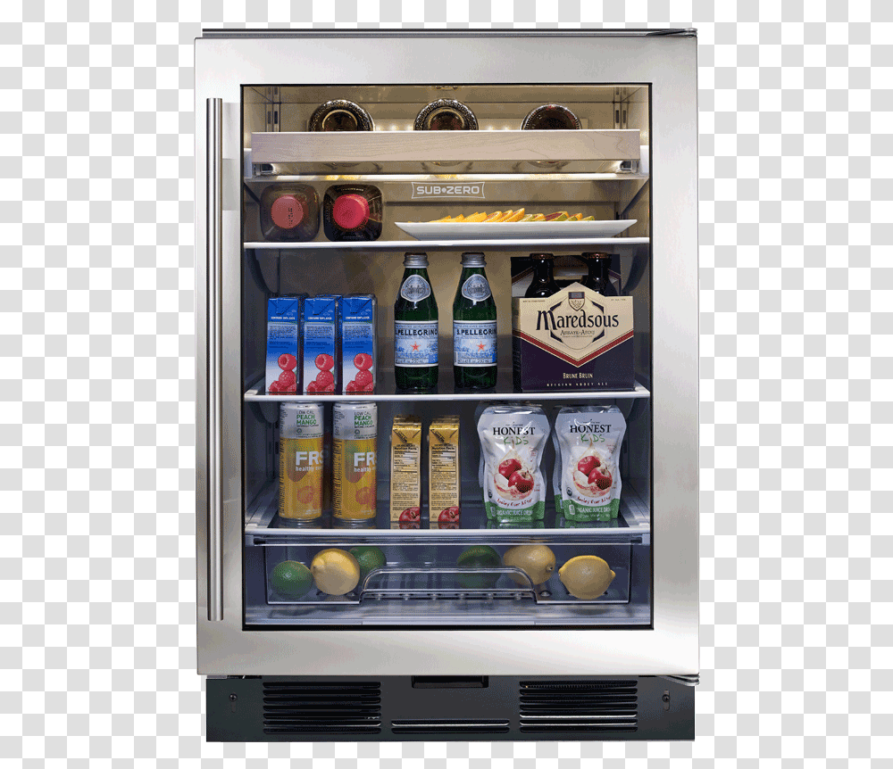 Sub Zero Uc 24bg S, Refrigerator, Appliance, Machine, Shelf Transparent Png