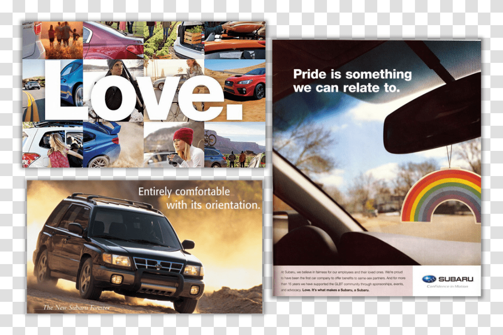 Subaru Ads Subaru Slogan Love, Car, Vehicle, Transportation, Person Transparent Png