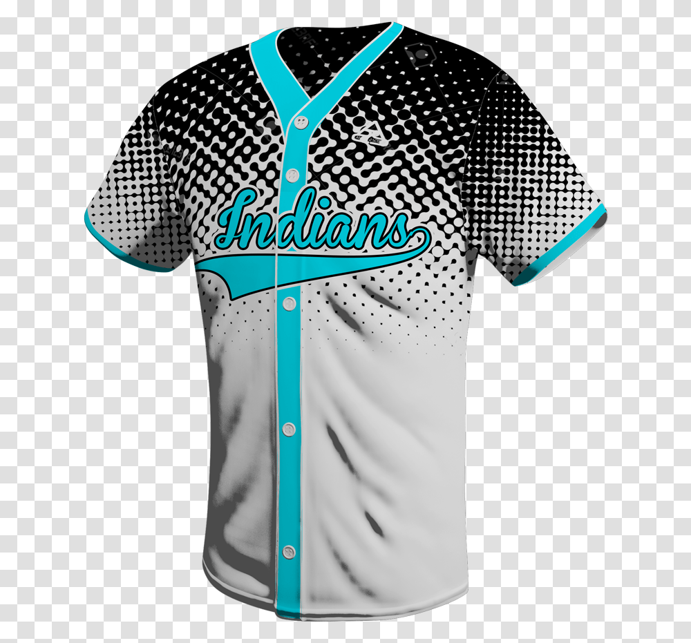 Sublimated Button Down Baseball Jersey, Apparel, Sleeve, Shirt Transparent Png