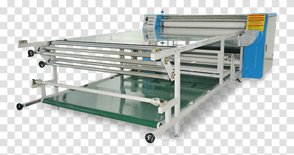 Sublimation Roller Heat Transfer Machine Machine, Furniture, Factory, Building, Aluminium Transparent Png