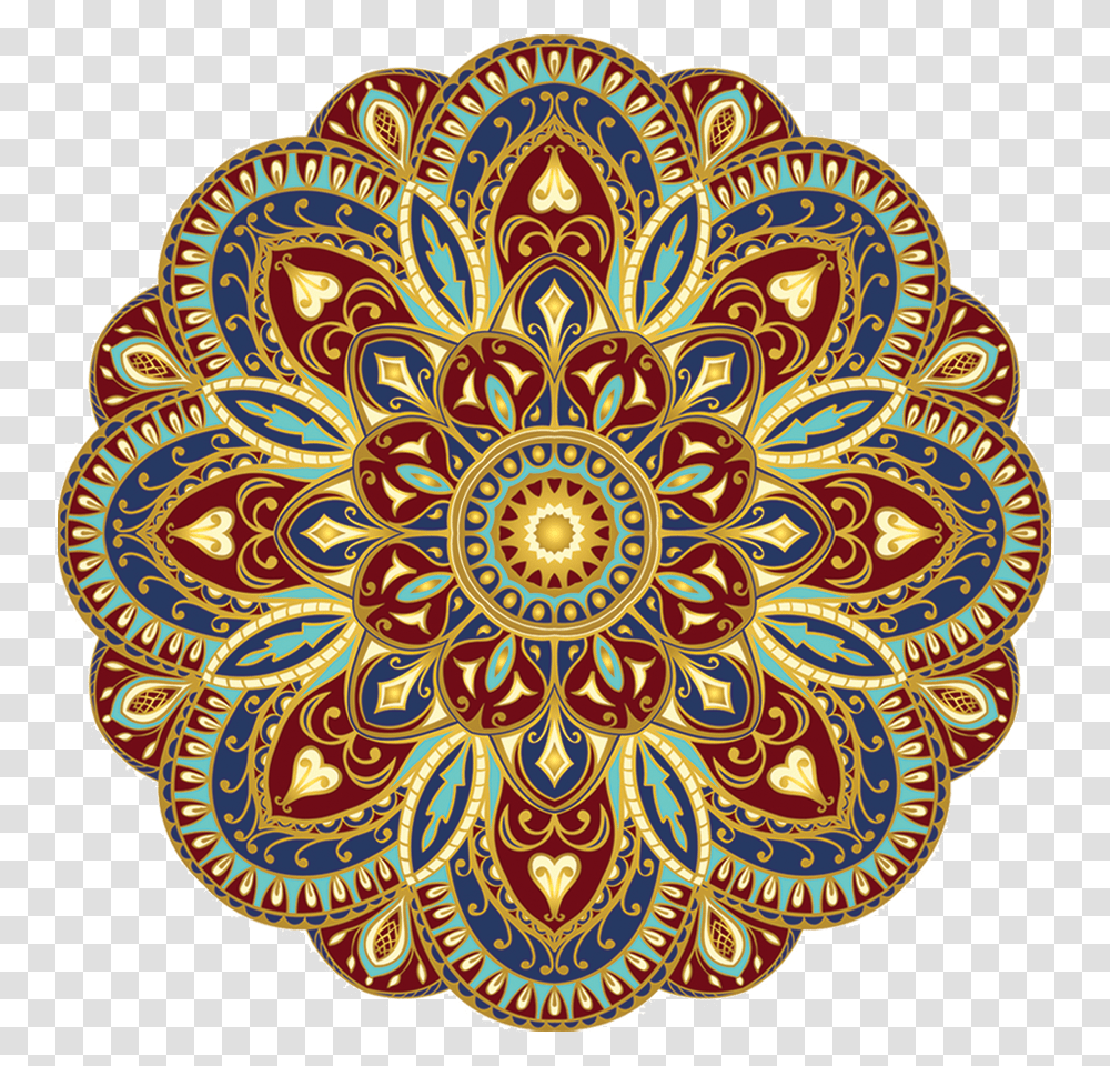 Sublime Earth Mandala, Pattern, Floral Design, Rug Transparent Png