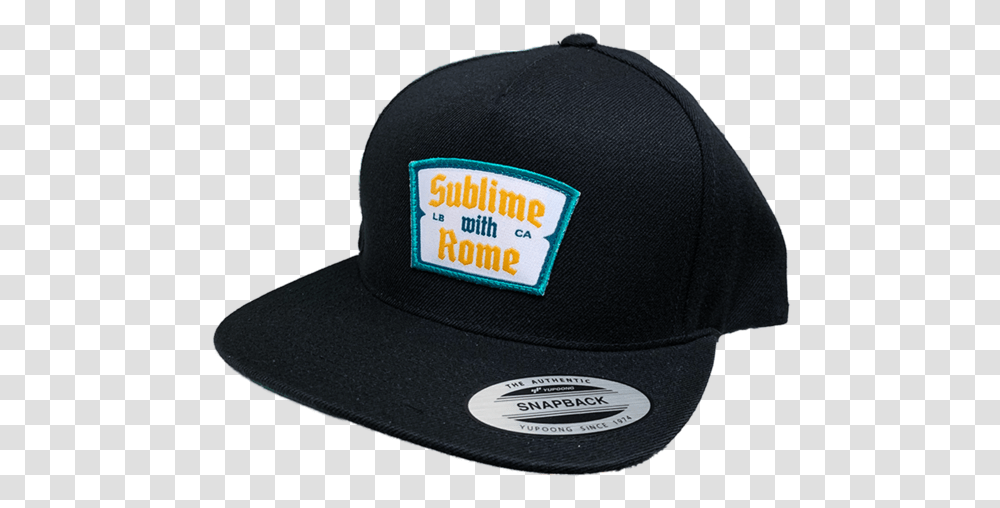 Sublime With Rome Logo Patch Hat For Baseball, Clothing, Apparel, Baseball Cap Transparent Png