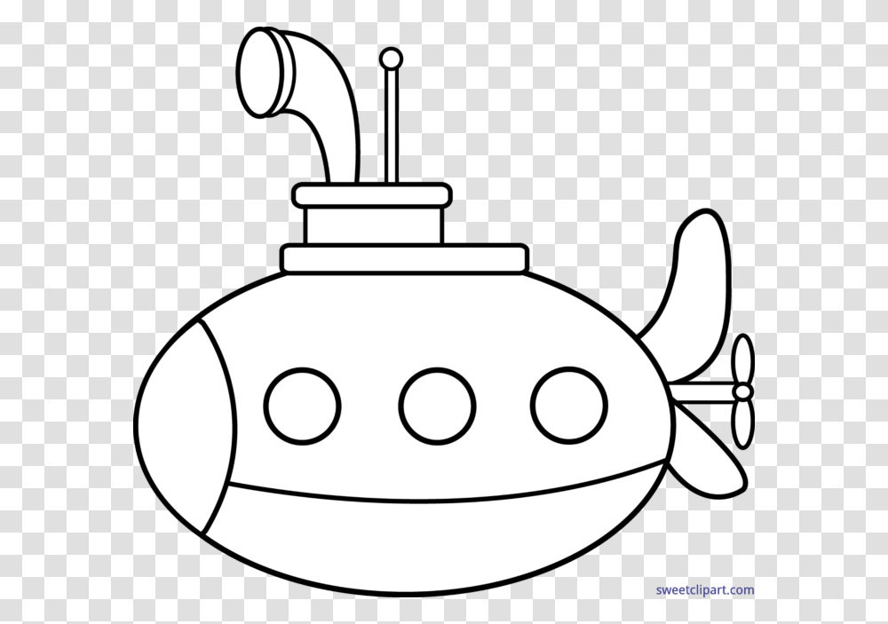 Submarine Lineart Clip Art, Stencil, Snowman, Winter, Outdoors Transparent Png