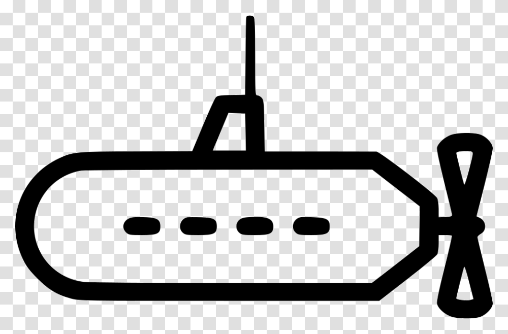 Submarine, Silhouette, Vehicle, Transportation, Cushion Transparent Png