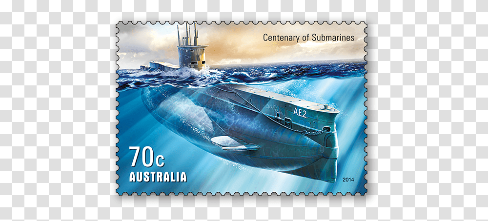Submarine, Vehicle, Transportation, Aircraft, Postage Stamp Transparent Png