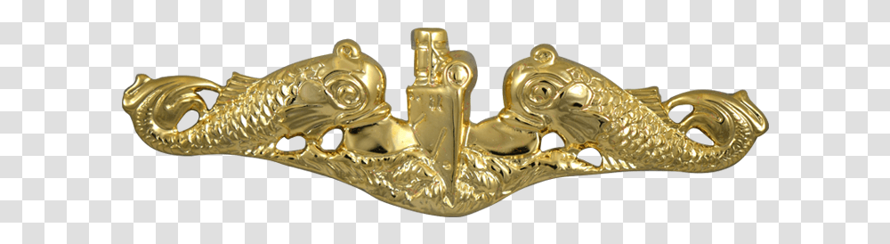 Submarine Warfare Officer Insignia, Bronze, Gold, Musical Instrument, Saxophone Transparent Png