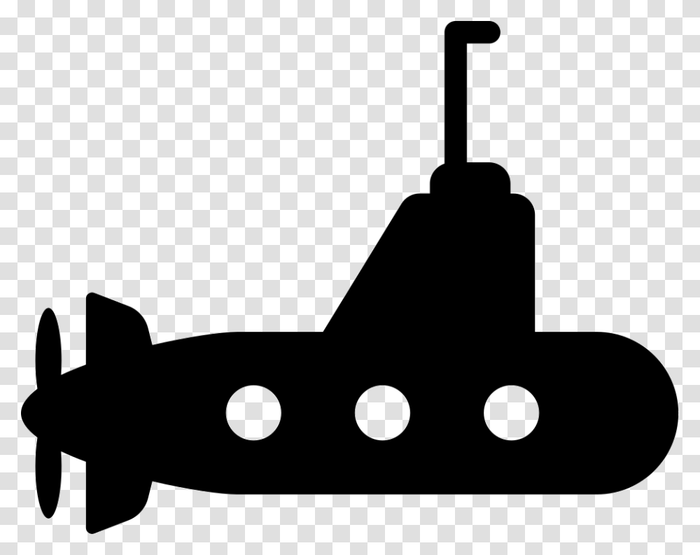 Submarine With Propeller Submarine Icon, Shovel, Tool, Rotor, Coil Transparent Png