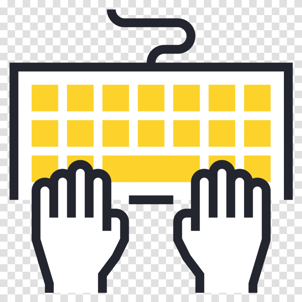 Submit Hands On Keyboard Icon, Paper, Poster, Advertisement Transparent Png
