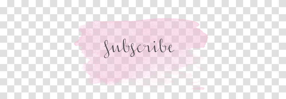 Subscribe Logo Pink Pastel Pink Subscribe Button, Text, Calligraphy, Handwriting, Airplane Transparent Png