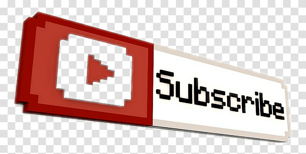 Subscribe On Youtube Minecraft Abonne Toi, Label, First Aid, Logo Transparent Png
