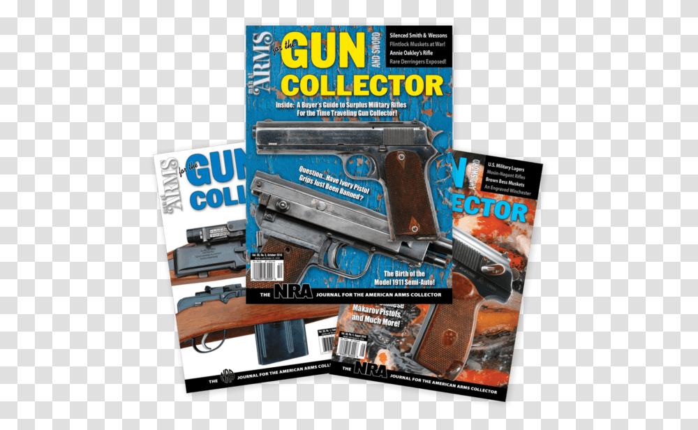 Subscription To Gun And Sword Collector Airsoft Gun, Weapon, Weaponry, Handgun, Armory Transparent Png
