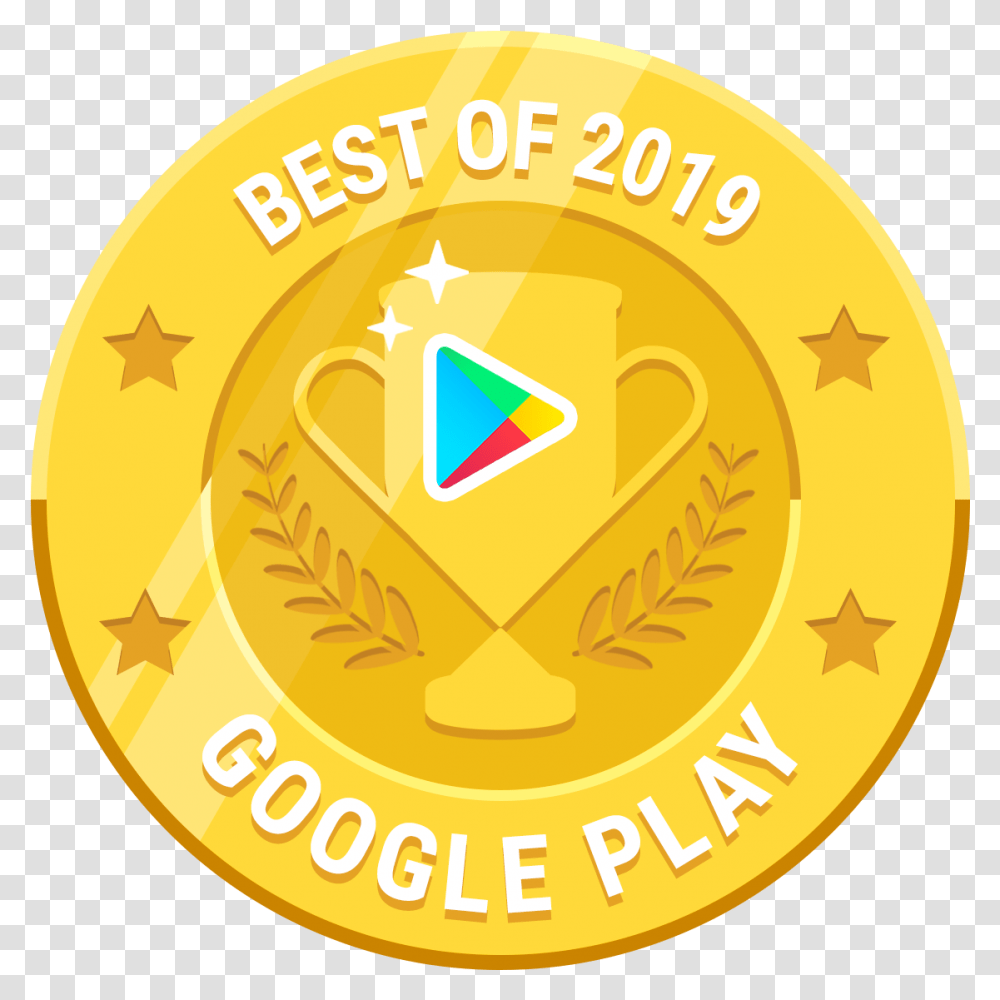Subsidiary Olivex Wins Google Play Awards Badge, Gold, Gold Medal, Trophy, Symbol Transparent Png