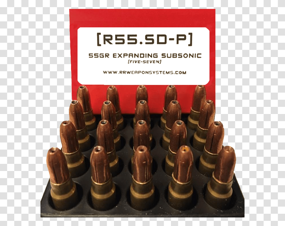 Subsonic Defense Ammo Rampr R57 Copper, Chess, Game, Weapon, Weaponry Transparent Png