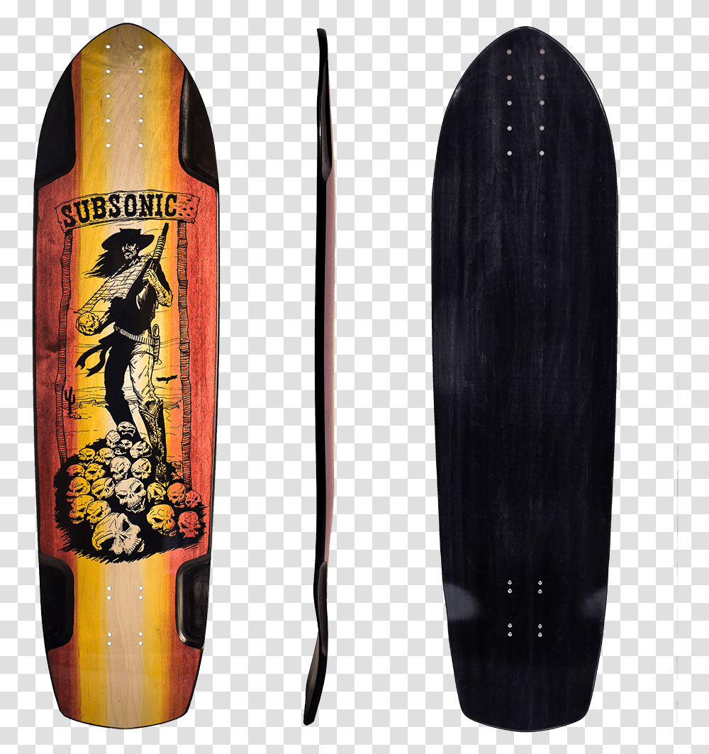 Subsonic Skateboards Shadow Longboard Bottom Profile, Alcohol, Beverage, Drink, Liquor Transparent Png