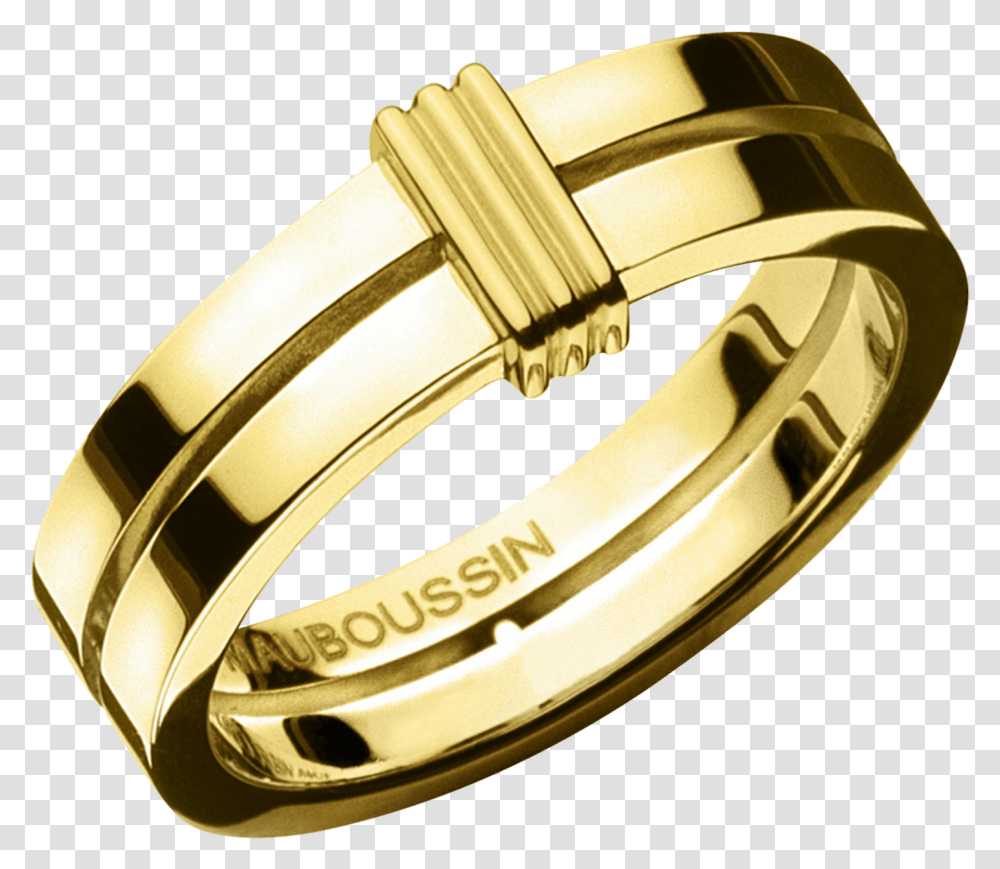 Subtile Eternit Wedding Band Yellow GoldTitle Alliance Mauboussin, Ring, Jewelry, Accessories, Accessory Transparent Png
