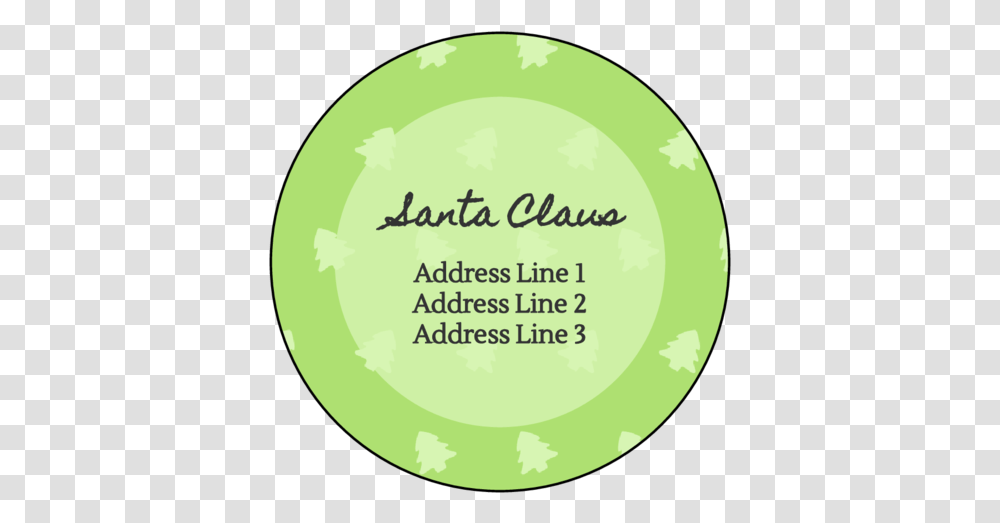 Subtle Christmas Pattern Address Labels Circle, Ball, Text, Golf Ball, Sport Transparent Png