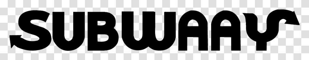 Subway Black And White Logo, Gray, World Of Warcraft Transparent Png