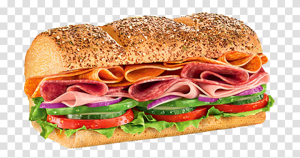 Subway Bmt 30 Cm, Food, Bread, Hot Dog, Pork Transparent Png