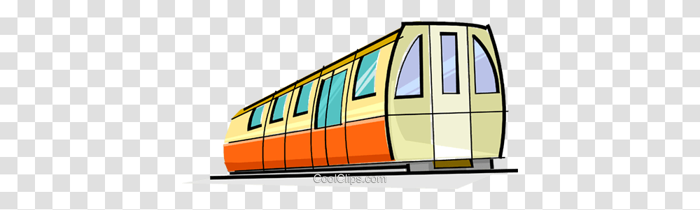 Subway Car Royalty Free Vector Clip Art Illustration, Train, Vehicle, Transportation, Locomotive Transparent Png