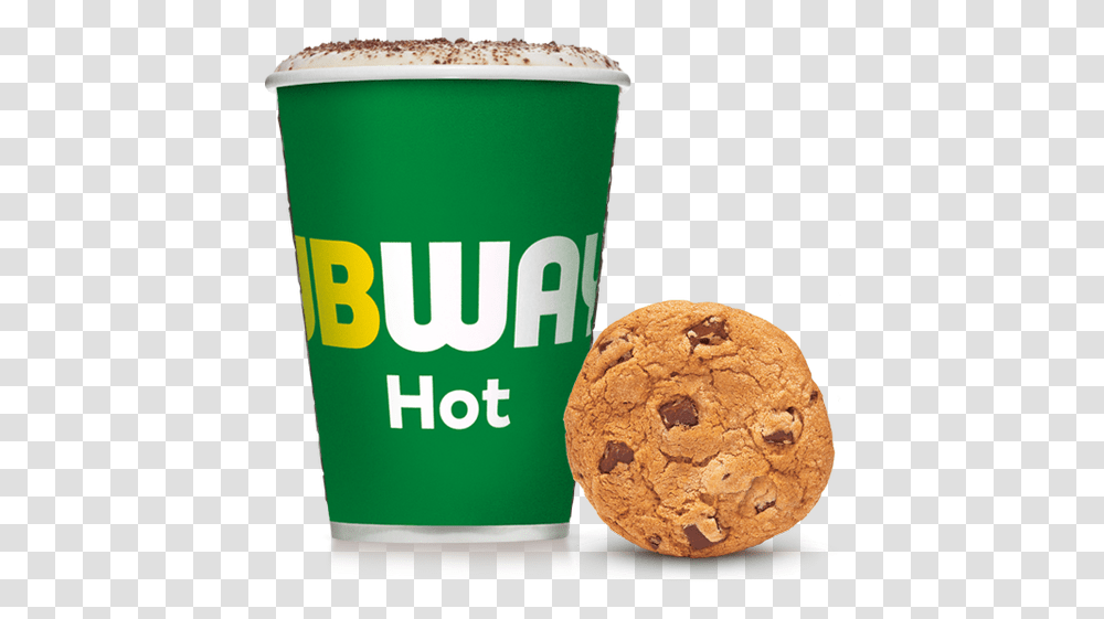 Subway Coffee And Cookie, Food, Biscuit, Bread, Plant Transparent Png