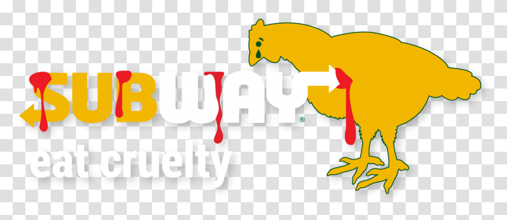 Subway Eat Cruelty Logo, Outdoors, Nature, Alphabet Transparent Png