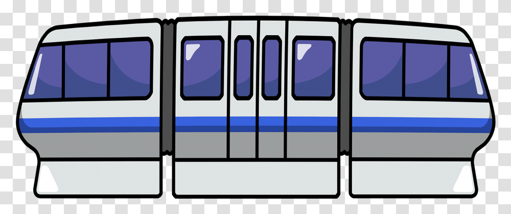 Subway Free To Use Clip Art Monorail Clipart, Transportation, Vehicle, Bus, Train Transparent Png
