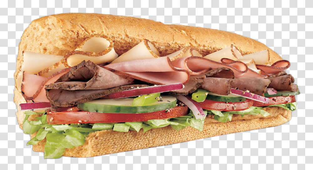 Subway Sandwich, Food, Hot Dog, Pork, Ham Transparent Png