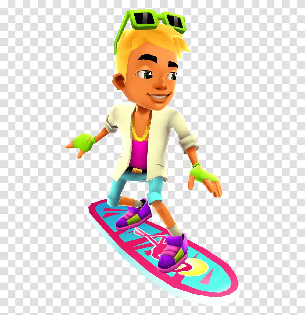 Subway Surfers Miami 2017 Clipart Download Subway Surf Miami 2019, Toy, Person, Human, Doll Transparent Png