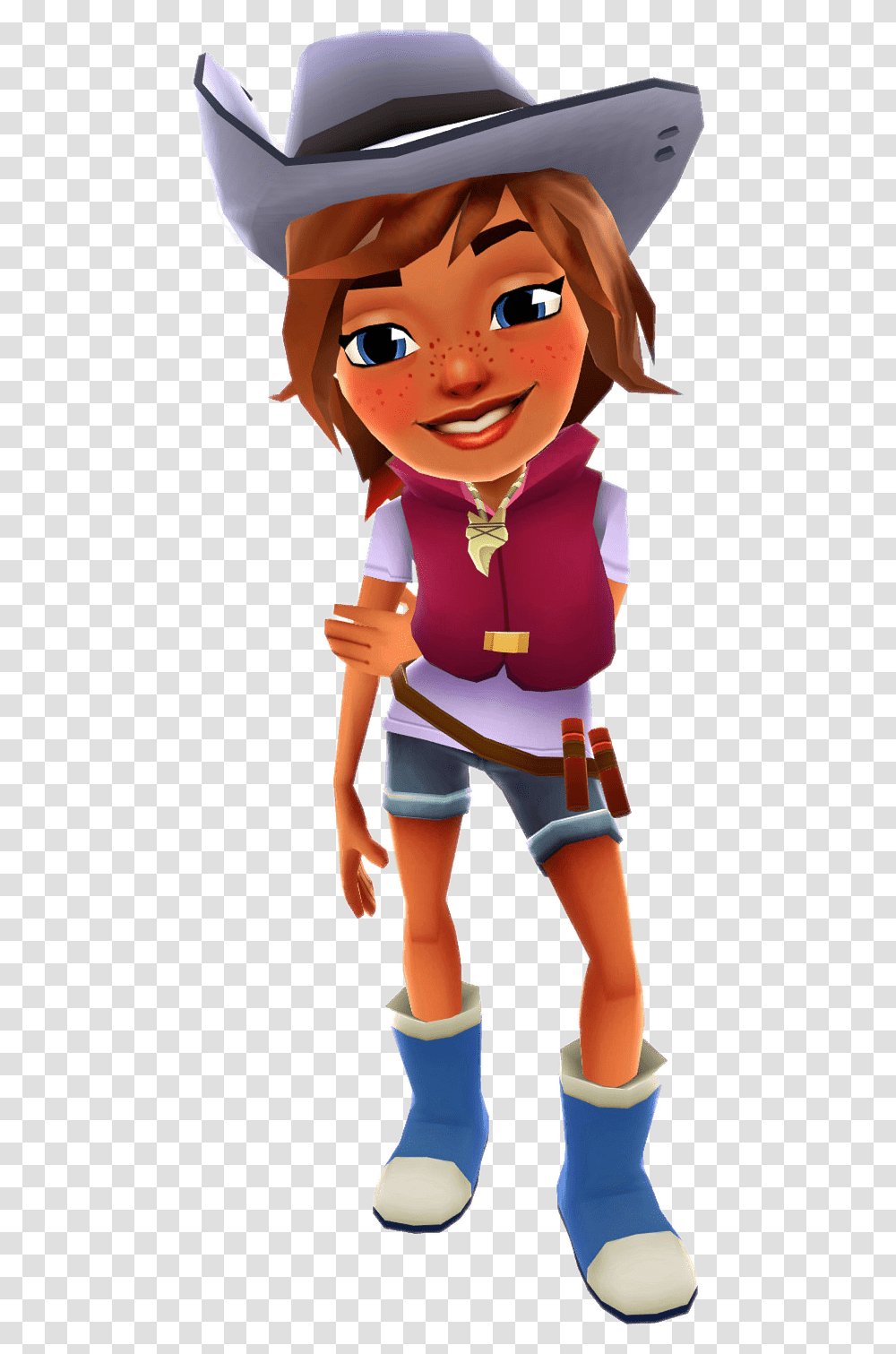 Subway Surfers Sydney The Cowgirl Subway Surfers Kim, Costume, Person, Mascot Transparent Png