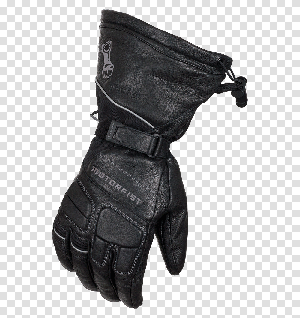 Subzero Glove Fist In Black Leather Glove, Apparel, Person, Human Transparent Png