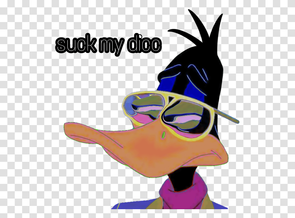 Succ Daffy Duck, Sunglasses, Accessories, Accessory, Person Transparent Png