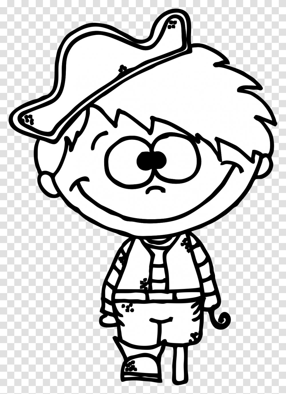 Successful Cartoon Black And White, Stencil, Drawing Transparent Png