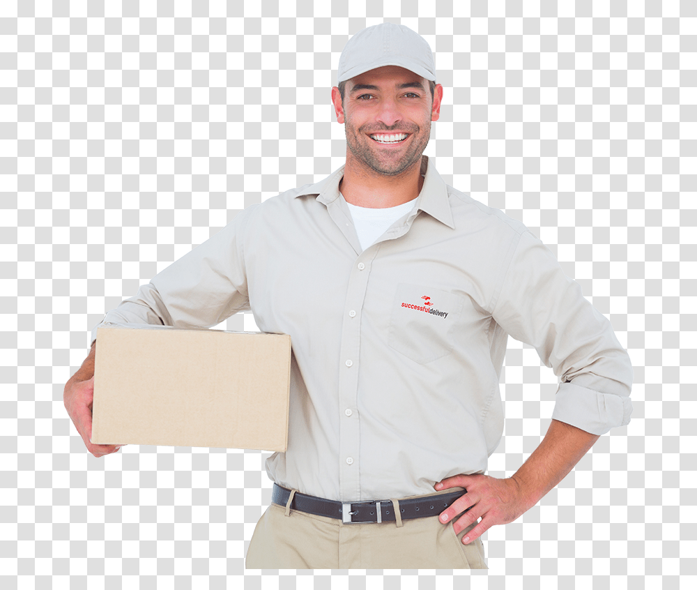 Successful Delivery, Shirt, Apparel, Person Transparent Png