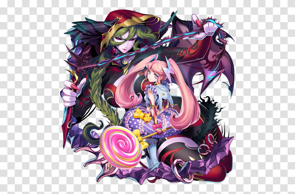 Succubus Megido72 Image 2550767 Zerochan Anime Image Board 72, Graphics, Art, Pattern, Rose Transparent Png