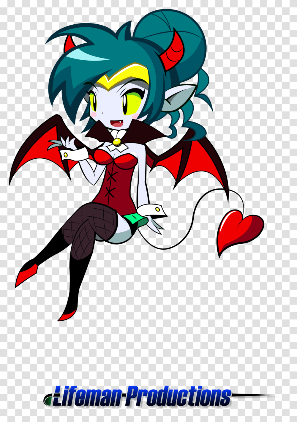 Succubus Shantae, Poster, Advertisement, Batman Transparent Png