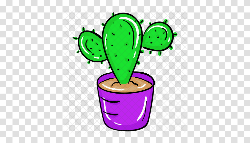 Succulent Plant Icon Eastern Prickly Pear, Food, Beverage, Drink, Cactus Transparent Png