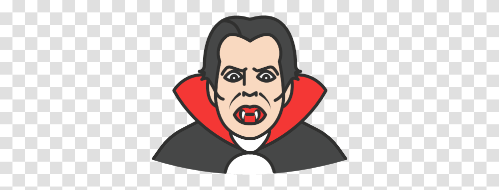 Sucking Dracula Halloween Vampire Icon Famous Character, Face, Mouth, Lip, Judge Transparent Png