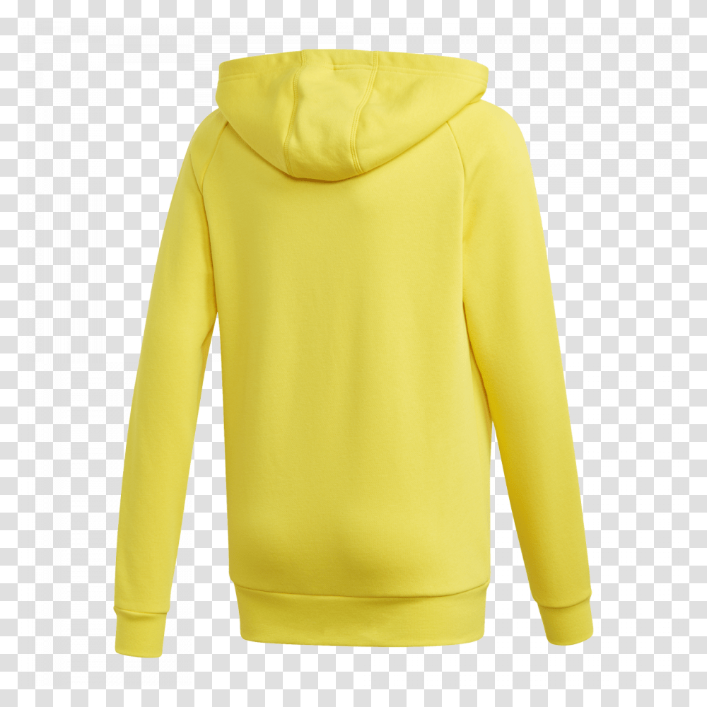 Sudadera Adidas Core 18 Hoody Nino Yellow Black 1 Hoodie, Apparel, Sweatshirt, Sweater Transparent Png