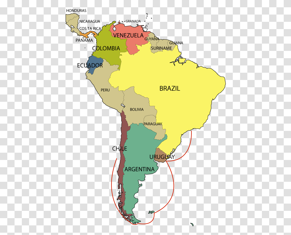 Sudamrica Amazon Map Of South America, Diagram, Plot, Atlas, Person Transparent Png