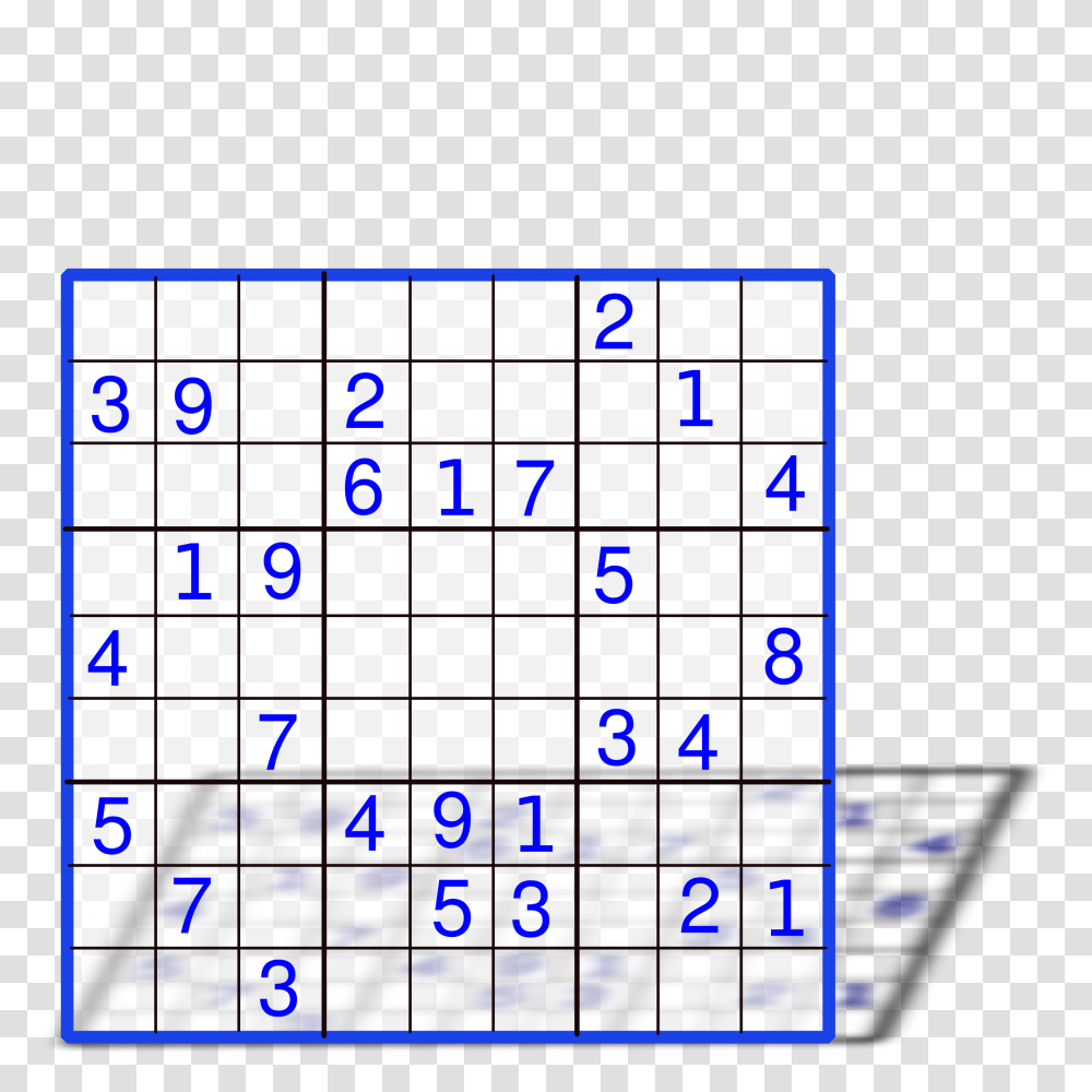 Sudoku With Numbers Icons, Crossword Puzzle, Game, Chess Transparent Png