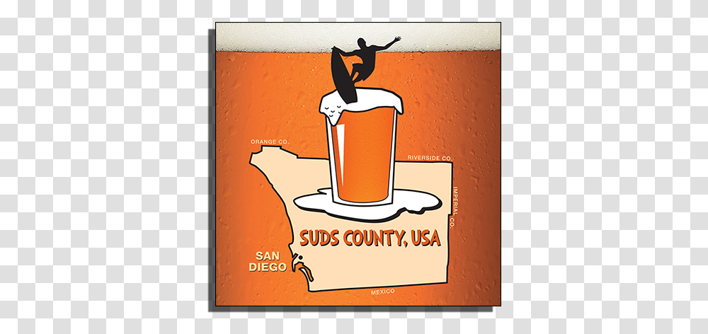 Suds County Usa Illustration, Beverage, Drink, Beer, Alcohol Transparent Png