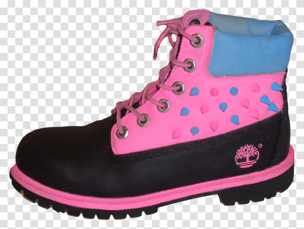 Suede Timberland Boots Black And Pink Timberland Boots Transparent Png