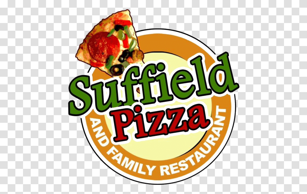 Suffield Pizza, Label, Advertisement, Poster Transparent Png